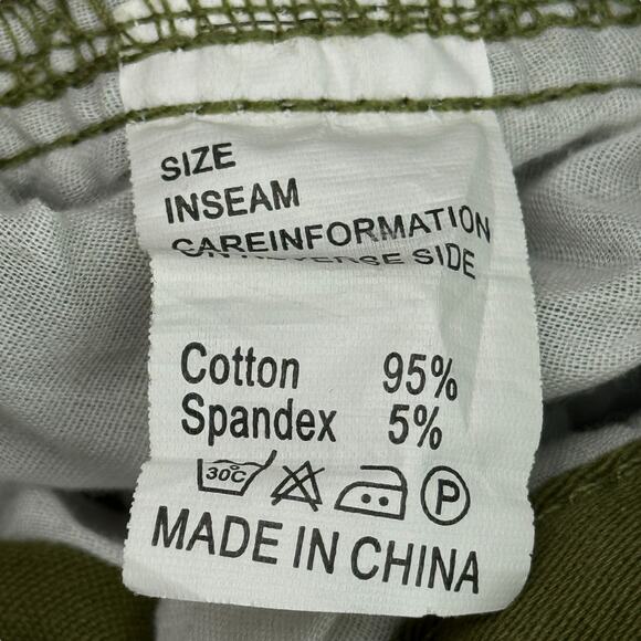 Mustway Green Y2K Cargo Pant Women's SZ 4 Streetwear Utility Outdoor Comfort Fun - Picture 9 of 10